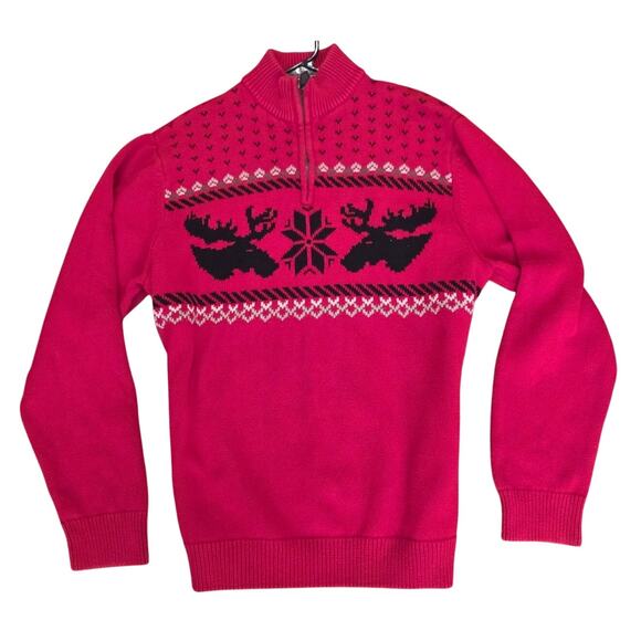 Ralph Lauren Chaps Red Christmas Sweater - Men's XL - Picture 1 of 6